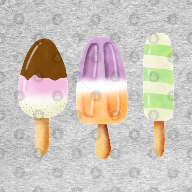 Popsicles: Frozen summer fun by CalliLetters